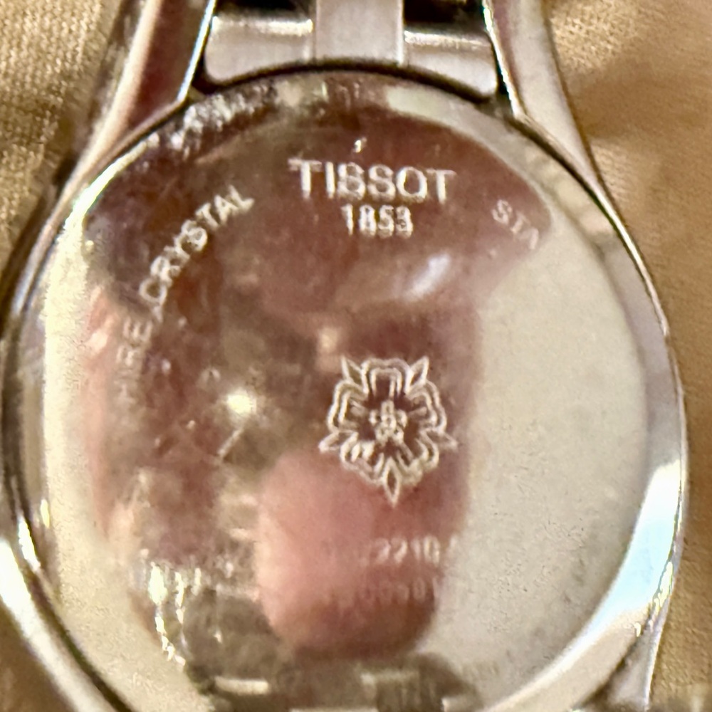 Women’sTissot stainless steel mother of pearl Watch - Picture 3 of 15